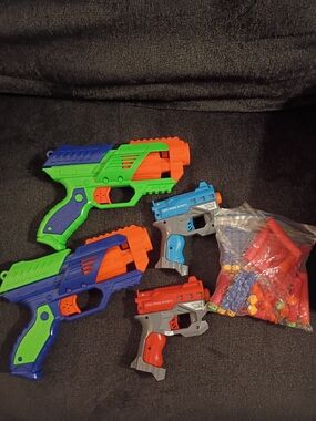 Kids Foam Dart Blaster Set with Multiple Colors - Safe Target Play